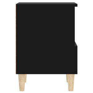 Schwarze Nachttische 2er Set 40x35x50 cm