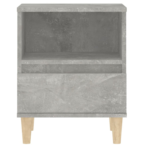 Betongrauer Nachttisch 40x35x50 cm