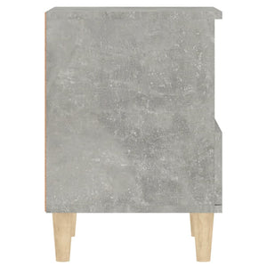 Betongrauer Nachttisch 40x35x50 cm