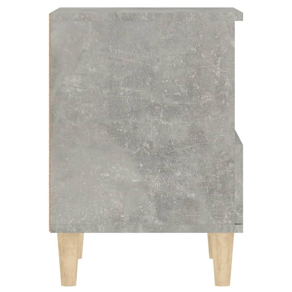 Nachttische 2er Set Betongrau 40x35x50 cm