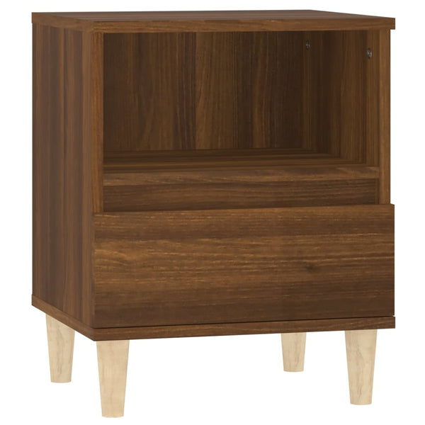 Nachttisch Braun Eichenoptik 40x35x50 cm