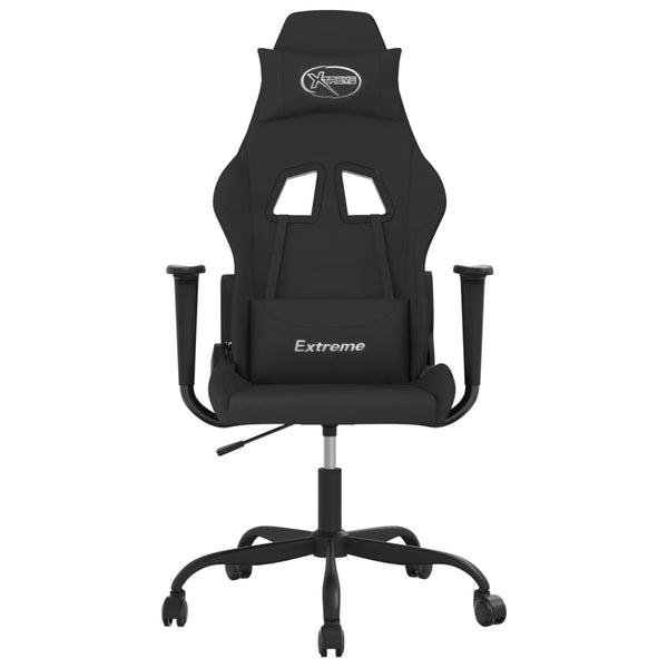 Gaming-Stuhl Schwarz Stoff
