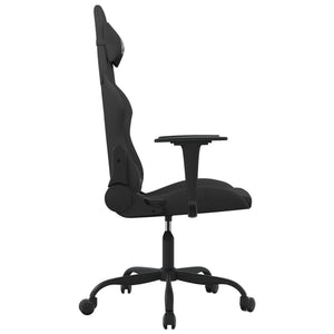 Gaming-Stuhl Schwarz Stoff