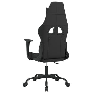 Gaming-Stuhl Schwarz Stoff