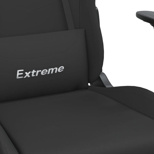 Gaming-Stuhl Schwarz Stoff