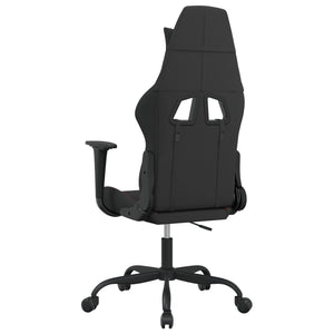 Gaming-Stuhl Schwarz und Rot Stoff