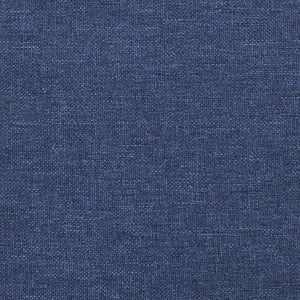 Gaming-Stuhl Schwarz und Blau Stoff