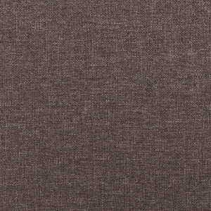 Gaming-Stuhl mit Fußstütze Schwarz und Taupe Stoff
