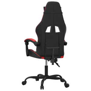 Gaming-Stuhl Schwarz und Rot Kunstleder