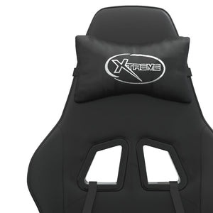 Gaming-Stuhl Schwarz Kunstleder