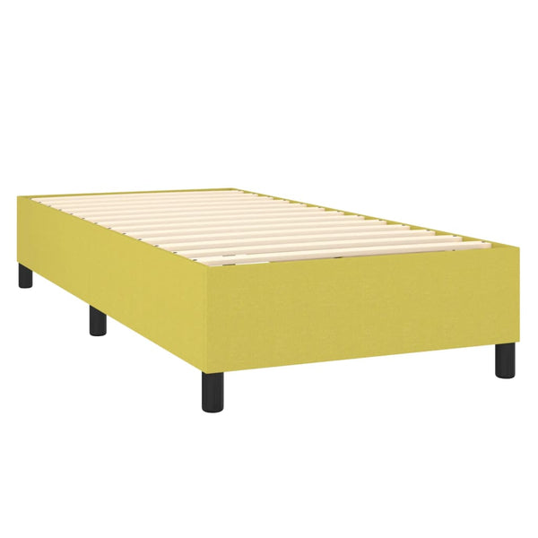 Boxspringbettgestell Grün 90x190 cm Stoff