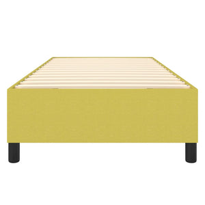 Boxspringbettgestell Grün 90x190 cm Stoff
