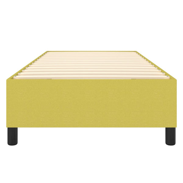 Boxspringbettgestell Grün 90x190 cm Stoff
