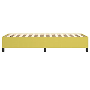 Boxspringbettgestell Grün 90x190 cm Stoff