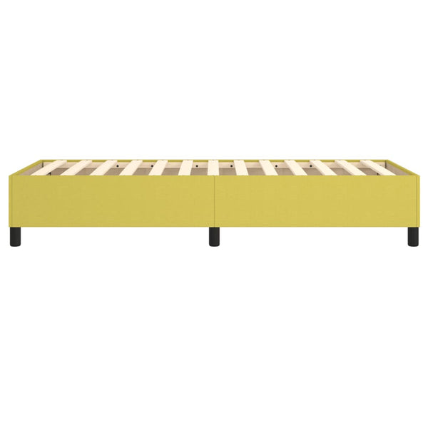 Boxspringbettgestell Grün 90x190 cm Stoff