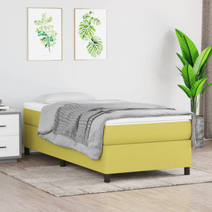 Boxspringbettgestell Grün 90x190 cm Stoff