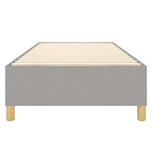 Boxspringbettgestell Hellgrau 80x200 cm Stoff