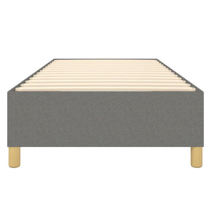 Boxspringbettgestell Dunkelgrau 80x200 cm Stoff