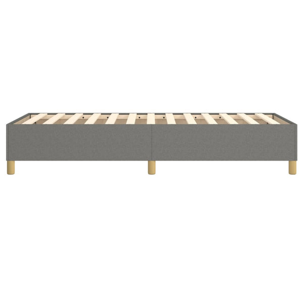 Boxspringbettgestell Dunkelgrau 80x200 cm Stoff