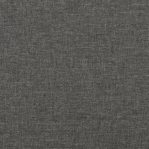 Boxspringbettgestell Dunkelgrau 80x200 cm Stoff