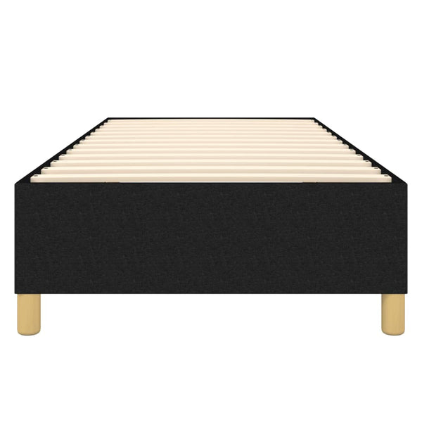 Boxspringbettgestell Schwarz 80x200 cm Stoff