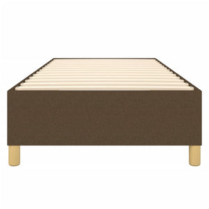 Boxspringbettgestell Dunkelbraun 80x200 cm Stoff