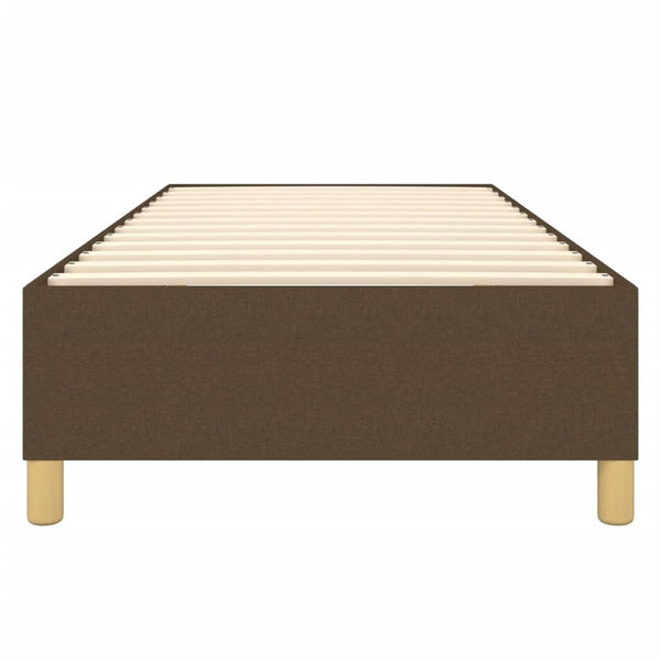 Boxspringbettgestell Dunkelbraun 80x200 cm Stoff