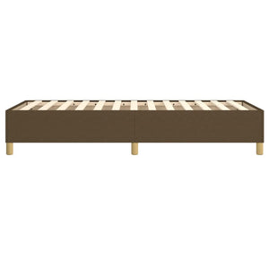 Boxspringbettgestell Dunkelbraun 80x200 cm Stoff