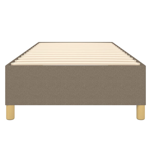 Boxspringbettgestell Taupe 80x200 cm Stoff