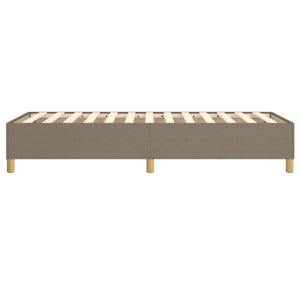 Boxspringbettgestell Taupe 80x200 cm Stoff