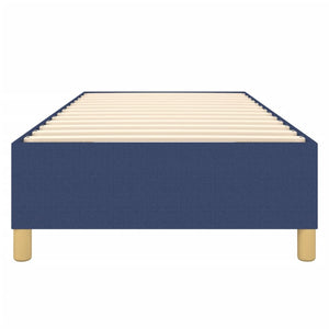 vidaXL Box Spring Bed Frame Blue 80x200 cm Fabric