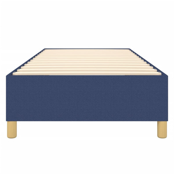 vidaXL Box Spring Bed Frame Blue 80x200 cm Fabric