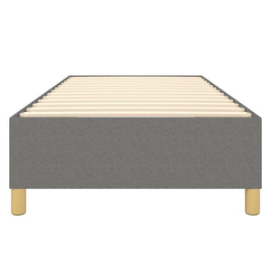 Boxspringbettgestell Dunkelgrau 90x190 cm Stoff