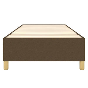 Boxspringbettgestell Dunkelbraun 90x190 cm Stoff