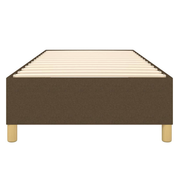 Boxspringbettgestell Dunkelbraun 90x190 cm Stoff