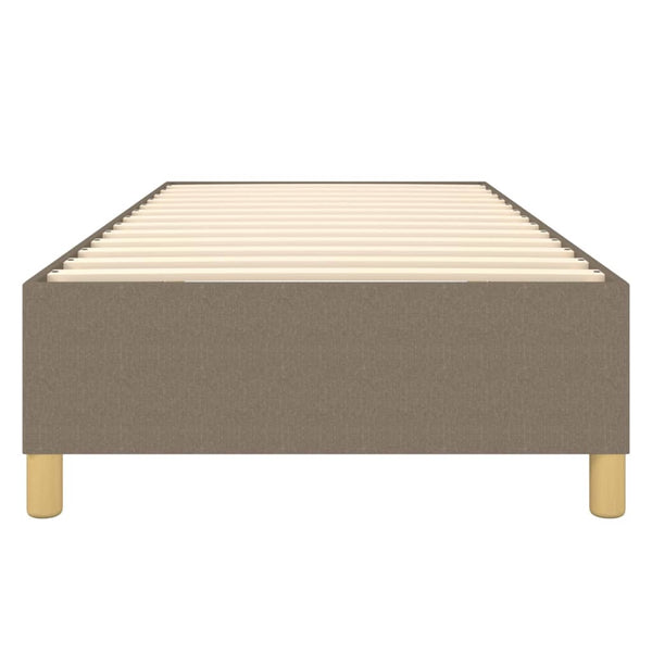Boxspringbettgestell Taupe 90x190 cm Stoff