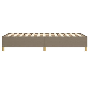 Boxspringbettgestell Taupe 90x190 cm Stoff
