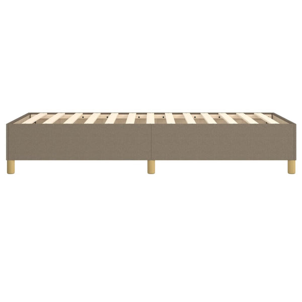 Boxspringbettgestell Taupe 90x190 cm Stoff