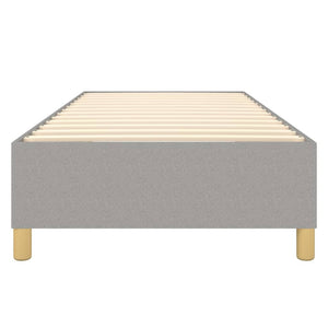 Boxspringbettgestell Hellgrau 90x200 cm Stoff