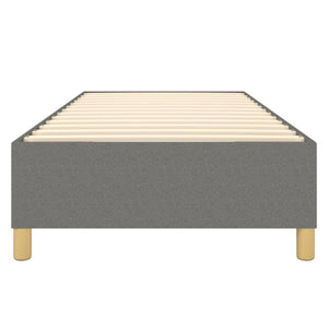 Boxspringbettgestell Dunkelgrau 90x200 cm Stoff