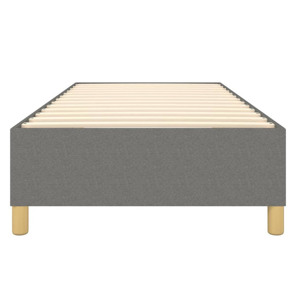 Boxspringbettgestell Dunkelgrau 90x200 cm Stoff