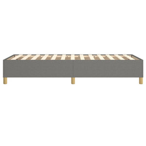 Boxspringbettgestell Dunkelgrau 90x200 cm Stoff