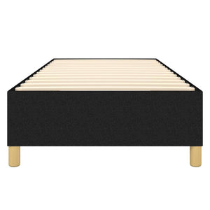 Boxspringbettgestell Schwarz 90x200 cm Stoff