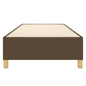 Boxspringbettgestell Dunkelbraun 90x200 cm Stoff