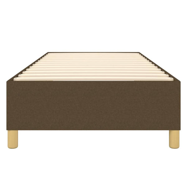 Boxspringbettgestell Dunkelbraun 90x200 cm Stoff