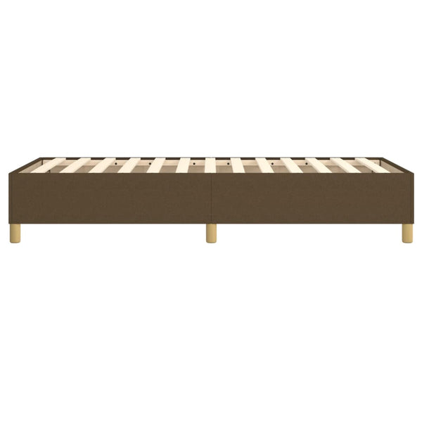 Boxspringbettgestell Dunkelbraun 90x200 cm Stoff