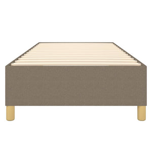 Boxspringbettgestell Taupe 90x200 cm Stoff