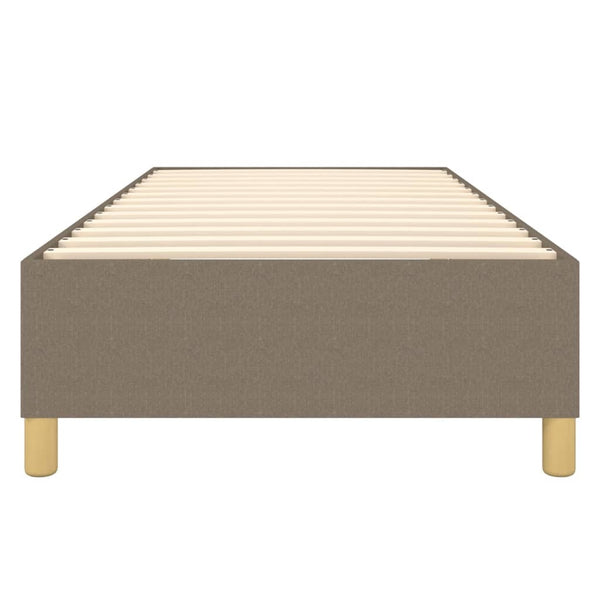 Boxspringbettgestell Taupe 90x200 cm Stoff