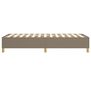 Boxspringbettgestell Taupe 90x200 cm Stoff