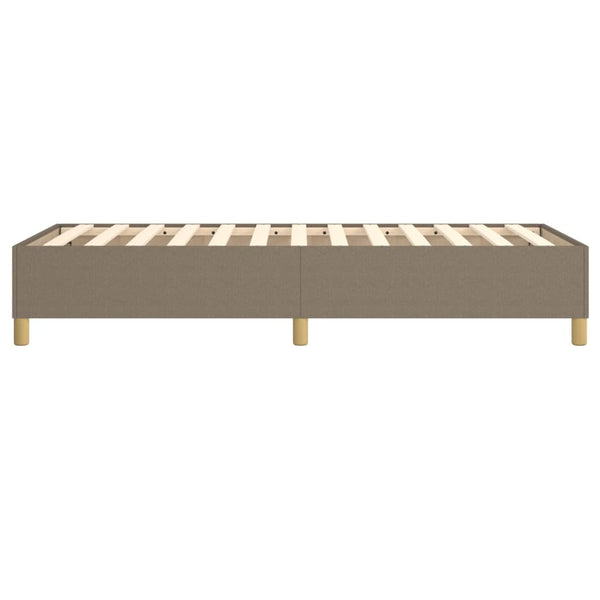 Boxspringbettgestell Taupe 90x200 cm Stoff